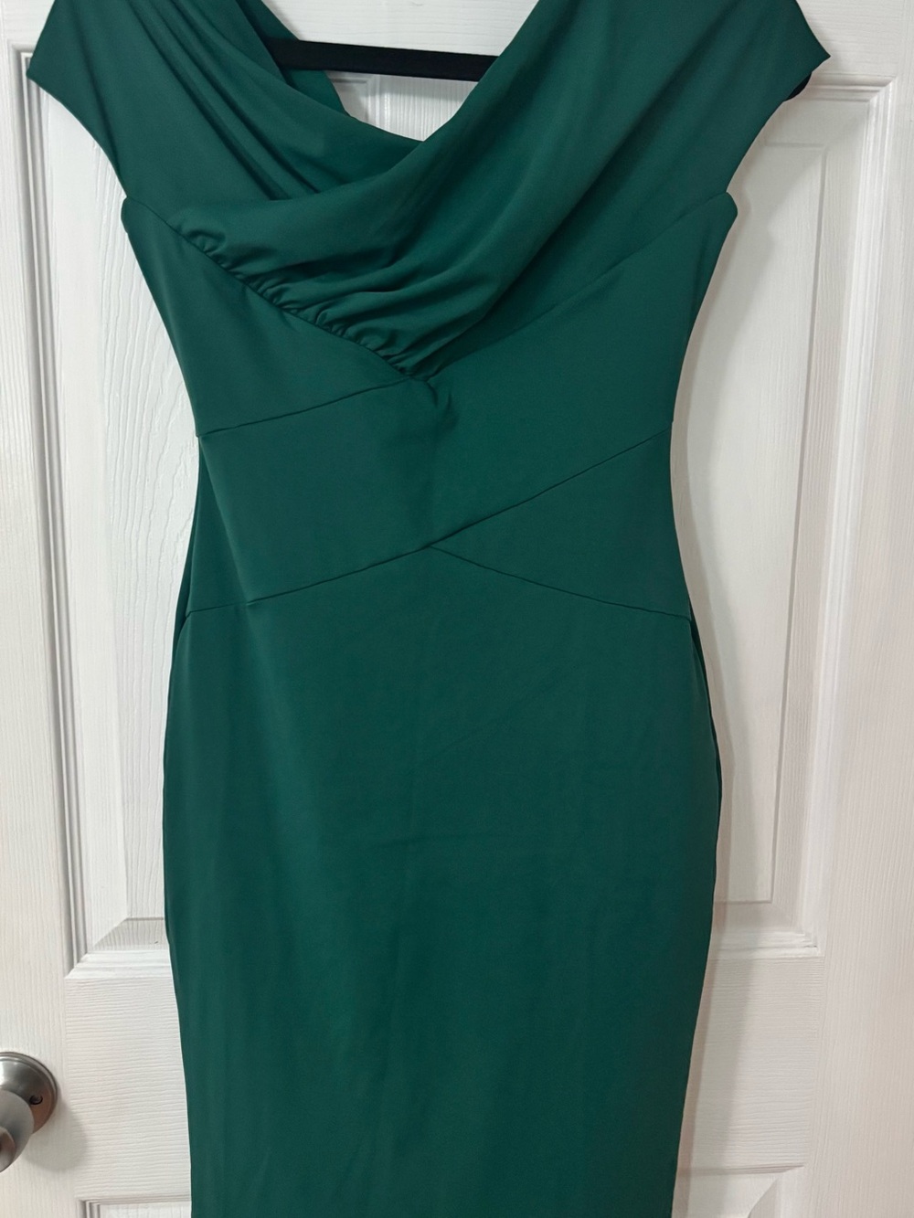 Popilush Elegant Emerald Green Sheath Dress